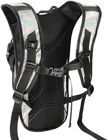 Reflective Hydration Backpack, Hydration Pack - Water Backpack with 2L/3L Hydration Bladder, Essential for Festivals - Rave Hydration Pack for Hiking, Running, Cycling, and Festivals - Image 4