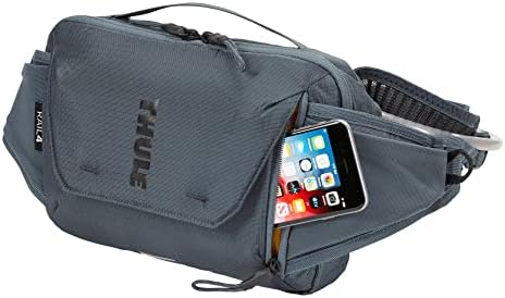 Thule Hip Hydration Hip Pack - Soft Zippered Phone Pocket - External Elastic Pockets - Inner Pockets for Organization - Reflective Details and taillight Loop - Image 4